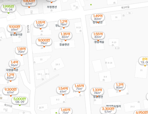 디스코 빌라 시세 확인